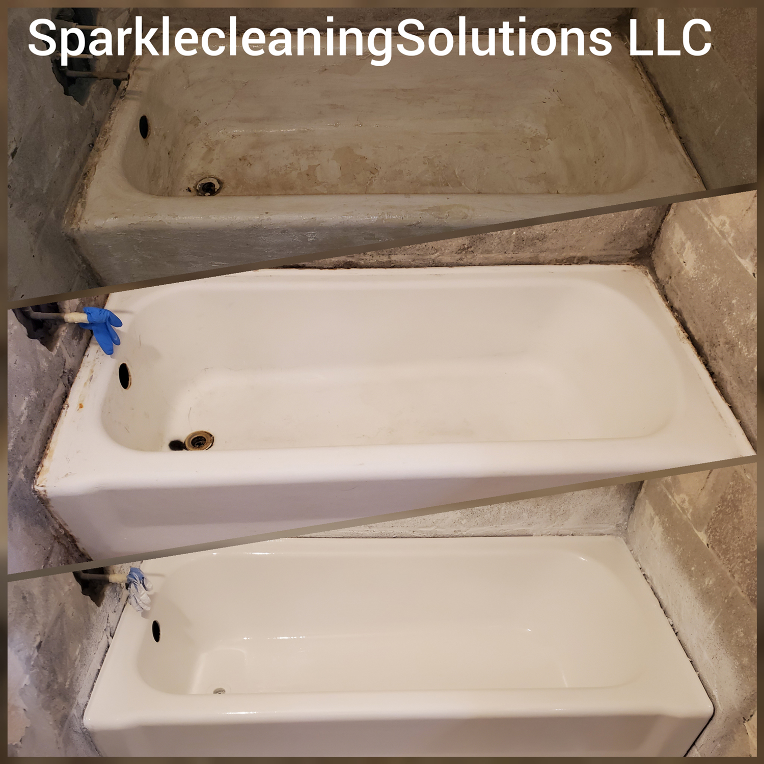 Tub Refinishing Transformation - Sparkle Cleaning Solutions & Refinishing