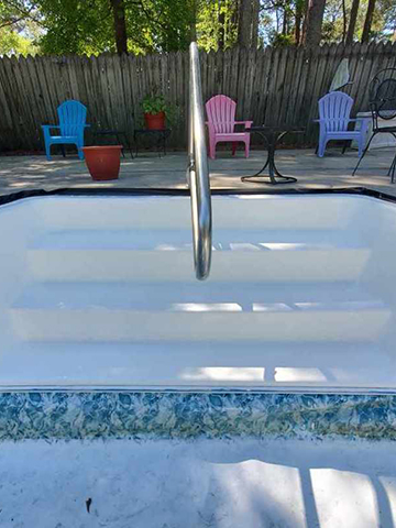 Pool Steps Refinishing - Sparkle Cleaning Solutions & Refinishing